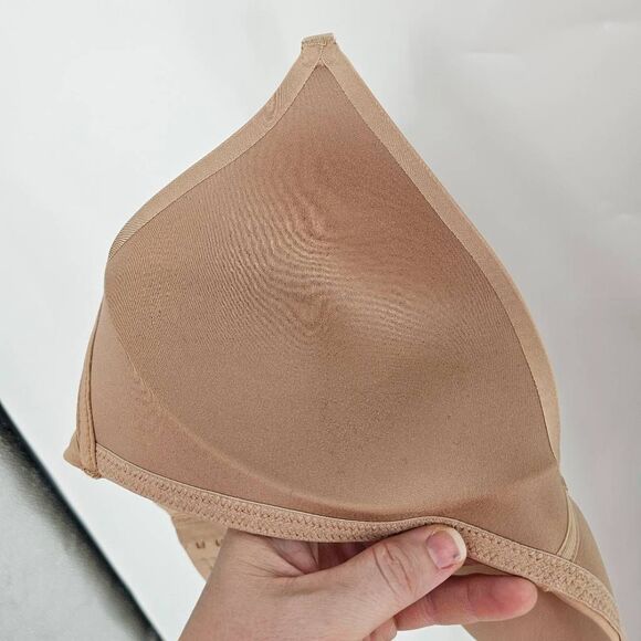 SKIMS Wireless Form T-Shirt Bra Tan 34C New - Picture 6 of 7